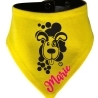Hunde Wende Halstuch Multicolor WELPE BELLO + Name des Hundes