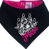 Hunde Wende Halstuch Multicolor FLORALPFOTE KRA + Name des Hundes