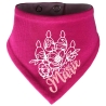 Hunde Wende Halstuch Multicolor FLORALPFOTE KRA + Name des Hundes