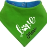 Hunde Wende Halstuch Multicolor LOVE + Name des Hundes