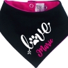 Hunde Wende Halstuch Multicolor LOVE + Name des Hundes