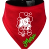 Hunde Wende Halstuch Multicolor WELPE STROLCH + Name des Hundes