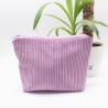 Wetbag aus Cord – Flieder Blumen mit beschichtetem Innenstoff