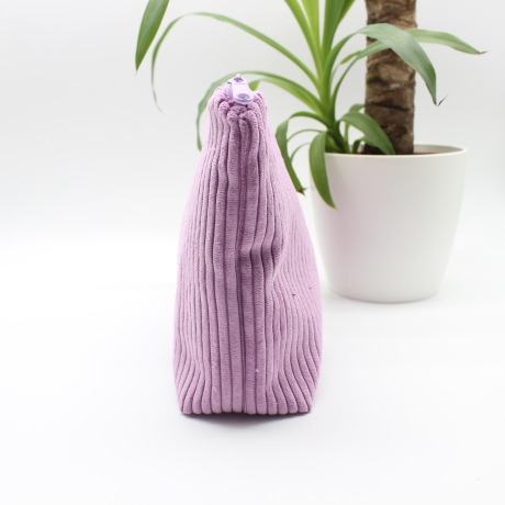 Wetbag aus Cord – Flieder Blumen mit beschichtetem Innenstoff