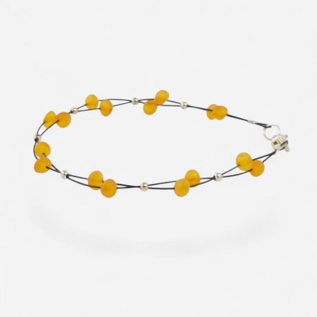 Baltischer Bernstein Armband – Feines Naturstein Design