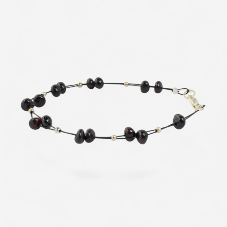 Baltischer Bernstein Armband – Bernstein mit Natur Charme