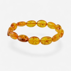 Baltischer Bernstein Armband – Naturstein Geschenkidee