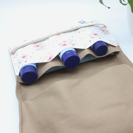 Windeltasche – Limited Edition Blumen Rosa
