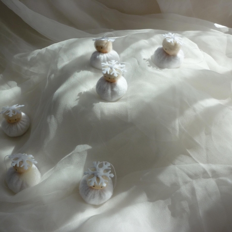 3 Schneeflöckchen im Set