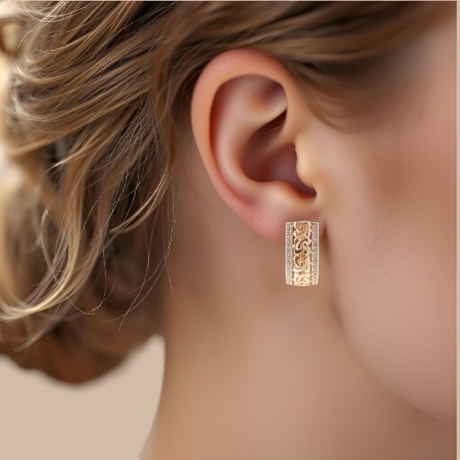 18K Gold Ohrringe