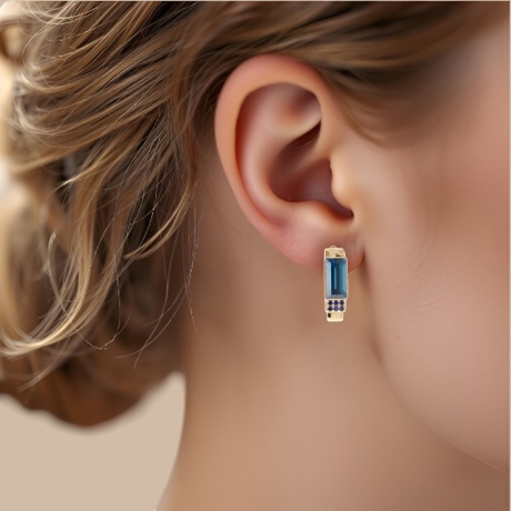 18K Vergoldete Ohrringe – Luxuriöser Schmuck mit Goldoptik