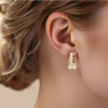 18K Vergoldete Ohrringe - Edles Design mit goldenem Glanz
