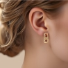18K Vergoldete Ohrringe – Elegante Creolen für Damen