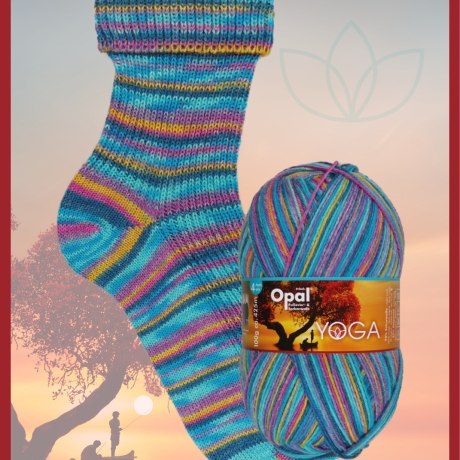 OPAL Yoga 4-fach 100g Sockenwolle
