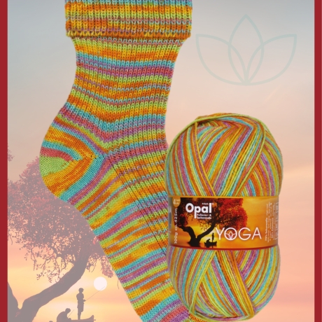 OPAL Yoga 4-fach 100g Sockenwolle