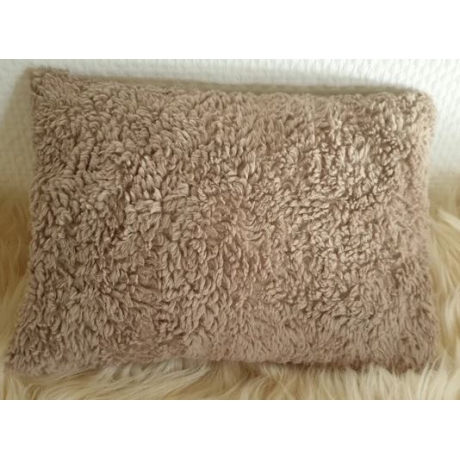 Kissen Bär Teddy Schmetterling beige Streifen & Wunschnamen W716