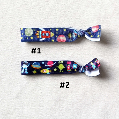 Buntes Kinder Armband – Stoffarmband Weltraum