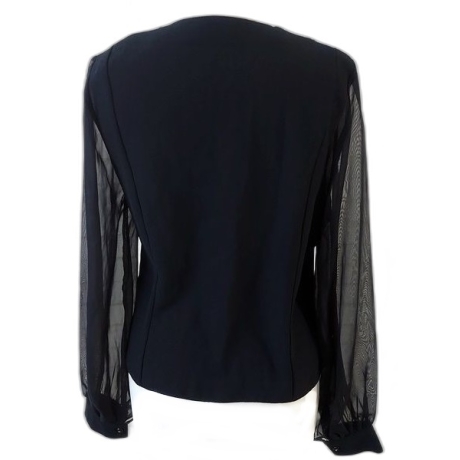 VINTAGE BLUSE VERZIERTE VORDERSEITE