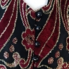 VINTAGE BLUSE VERZIERTE VORDERSEITE
