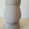 Zwerg / Gartenzwerg / Design Gnom Betonguss / Filzmütze grün 28cm