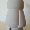 handmade Zwerg / Gartenzwerg Figur Beton / FilzMütze schwarz 28cm